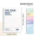 thumbnail image 3 of Ngheia Minimalist Light Yellow Notebok, 120 Page Lined Diary for Friend & Worker Humor Journal 3Pcs Subject Noteboks Soft Spiral Lined Notebok, 3 of 6