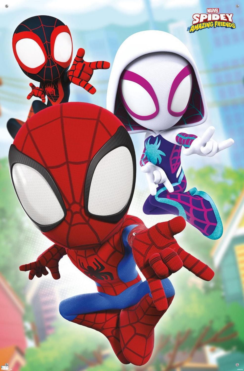 Marvel Spidey and His Amazing Friends - Webs Wall Poster, 22.375" x 34"