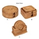 thumbnail image 5 of Juego de posavasos tejidos Toystoory 6 pack/lote Teteras Estilo 2 Diámetro 8cm, 5 of 6