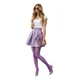 thumbnail image 1 of Pantimedias De Colores Gruesas Opaca Medias Nylon Lila Uni, 1 of 3
