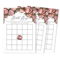 thumbnail image 1 of Inkdotpot 50FloralBingoGameCardsFor Bridal Wedding Shower Bachelorette Party Bulk Blank Square Fill In Gift Ideas, 1 of 7