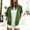 Green, variant on Womens Short Sleeve Zip Up Hoodie Sweatshirt Casual Loose Fit Open Front Cardigan Jacket with Pockets