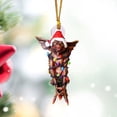 thumbnail image 4 of Árbol de Navidad acrílico Decoración colgante Adornos colgantes de dibujos animados para niños (12) Tmvgtek Libre de BPA, 4 of 9