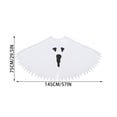 thumbnail image 2 of Halloween Ghost Cape Poncho Costume, Loose Fit Batwing Cloak for Party, Stage Dress Up, Photography, & Adult Sizes, Carnival and Themed Events, 2 of 7