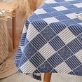 thumbnail image 1 of Rectangular tablecloth cover, splash resistant plastic tablecloth that can be wiped for dining, camping, indoor, outdoor, 1 of 5