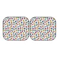 thumbnail image 5 of Lsque Colorful Numbers 2 PCS Windshield Sun Shade | CarFoldable Window Covers | Car Accessories Reflect UV for Universal Cars SUV Truck | Medium, 5 of 7