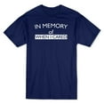 thumbnail image 1 of "In Memory Of When I Cared" Funny Quote Men's T-shirt, 1 of 1
