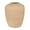 Beige Wide Textured Terracotta Solid Round 13" x 13" x 16", variant on DecMode 17" Wide Textured Terracotta Beige Ceramic Vase
