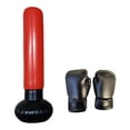 thumbnail image 2 of koolsoo Inflatable Boxing Bag Fitness Tool Boxing Toy for Kids for Kickboxing Karate Red, 2 of 9