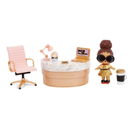 LOL Surprise Furniture School Office With Boss Queen & 10+ Surprises, Great Gift for Kids Ages 4+