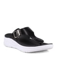 thumbnail image 1 of Aquatherm Canada Sandales Oasis pour Femmes, Largeur Moyenne, à Enfiler, Noir Blanc, 1 of 5