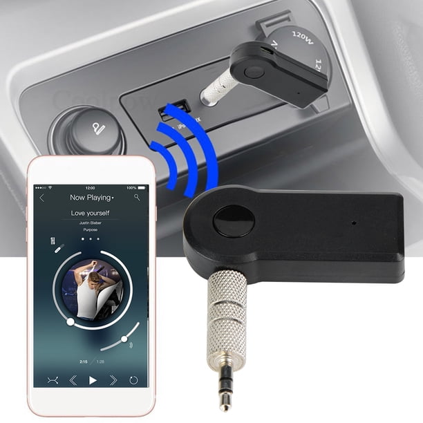 Kit manos libres Bluetooth para coche, receptor Bluetooth, kit Bluetooth para coche, estética elegante