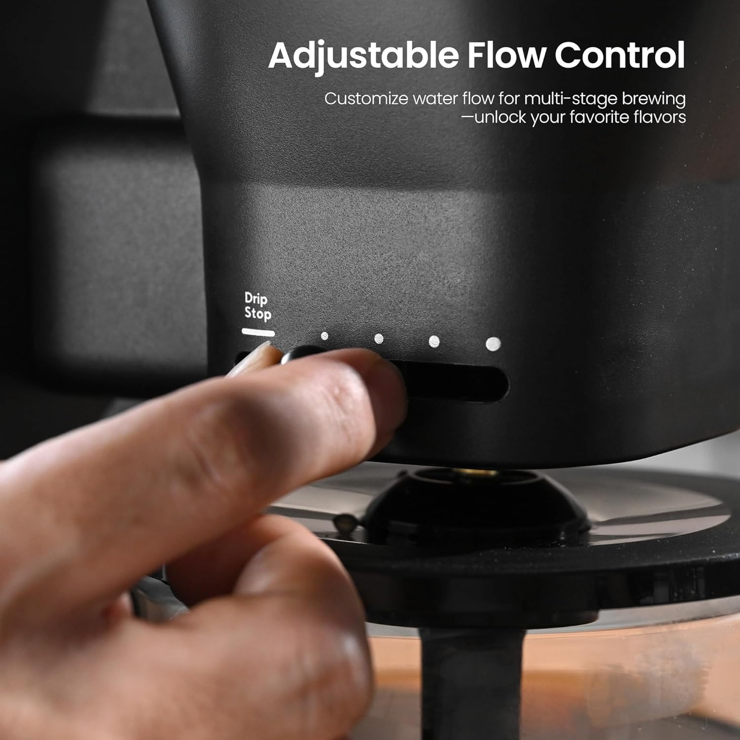 8 Cup Drip Coffee Maker with 3s Instant Heat,Cold Brew & 40 Min Keep Warm Function