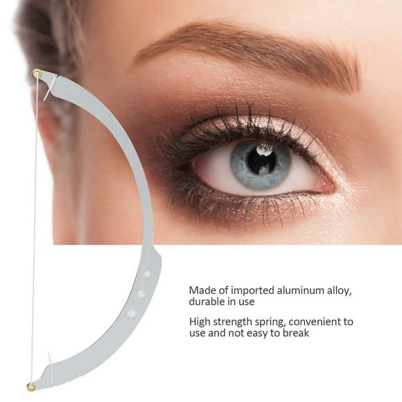 Eyebrow Marker Ruler, Brow Mapping Tool Microblading Line Marker Ruler Mapping Eyebrow Ruler Eyebrow Mapping String Tool Ruler Makeup Eyebrow  Measuring Tool With 10pcs Thread