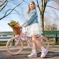 thumbnail image 2 of BURUDANI Girls Sneakers Lace-up Tennis Running Casual LilLegends Lightweight Classic Walking Shoes for Little/Big Kid, 2 of 6