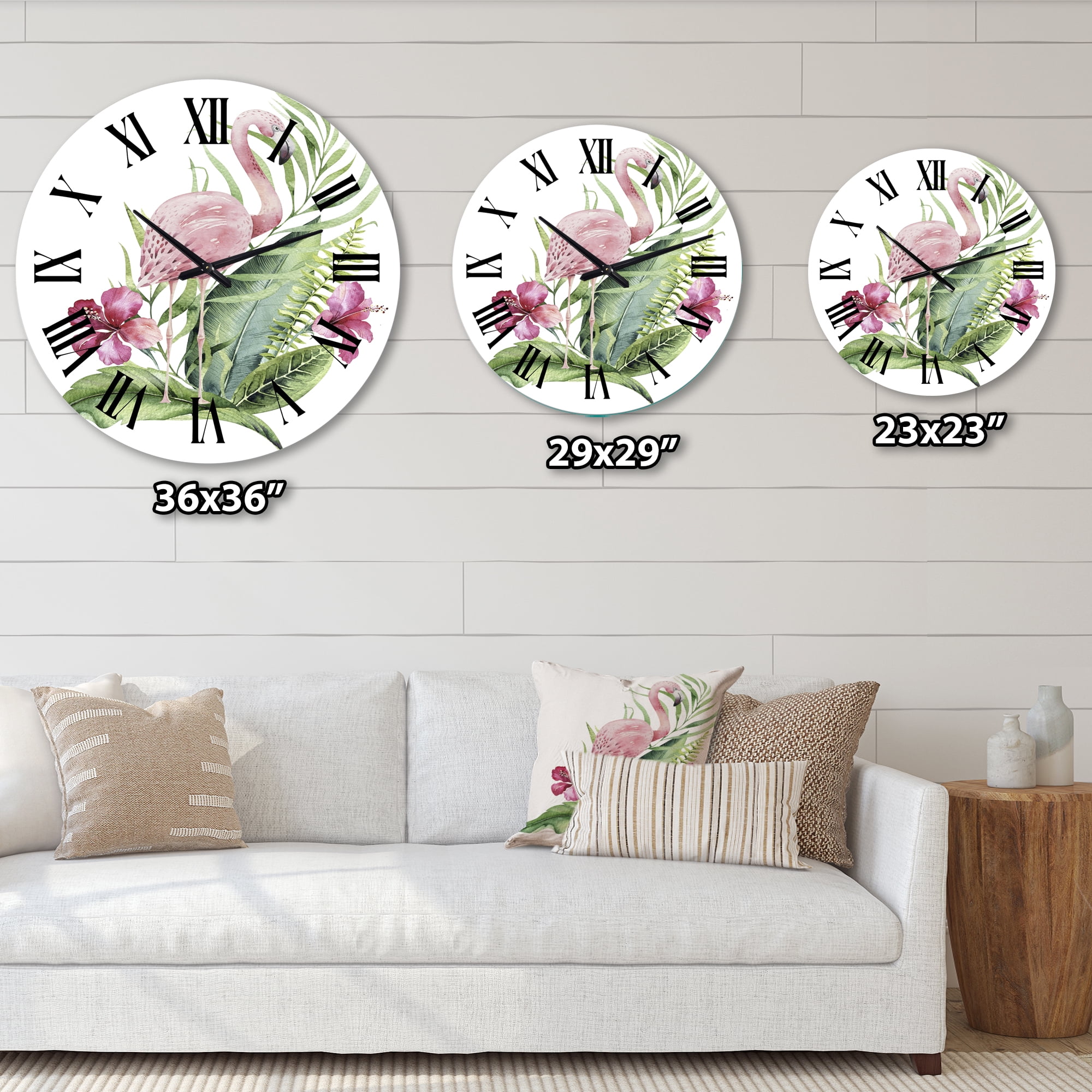 Designart 1 in Quartz Traditional Wall Clock