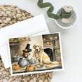 thumbnail image 2 of Yellow Lab Fall Kitchen Pumpkins Greeting Cards and Envelopes Pack of 8 7 in x 5 in, 2 of 3