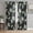 Black, variant on Sheer Curtains 72 Inches Long 2 Panels Set for Bedroom, Black Summer Botanical Semi Sheer Curtains for Windows, Green Spring Floral Birds Farmhouse Voile Window Treatments Rod Pocket Curtain