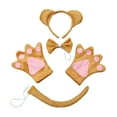 thumbnail image 3 of 4x Animals Costume Set Halloween Decorative Headwear Animal Ears Headband Adult, 3 of 10