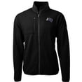 thumbnail image 2 of Men's Cutter & Buck Black Stephen F Austin Lumberjacks Cascade Eco Sherpa Fleece Full-Zip Jacket, 2 of 3