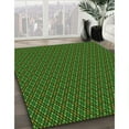 thumbnail image 2 of Ahgly Company Indoor Rectangle Patterned Dark Lime Green Area Rugs, 2' x 3', 2 of 6