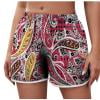 thumbnail image 1 of Femmes Pantalons Femmes Été Décontracté Imprimé Plage Shorts Rouge M, 1 of 6