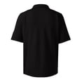 thumbnail image 6 of Men's Quick Dry Tactical Polo Shirt, Lightweight Breathable Performance Polo, Short Sleeve UPF 50+ Outdoor Golf Shirt Black 2XL, 6 of 9