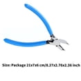 thumbnail image 5 of 6 Inch Mjl Oblique Nose Pliers E-Type Oblique Pliers With Two Stripping Holes 1.5mm/2mm Stripping Pliers Multi-Function Nozzle Pliers, 5 of 10