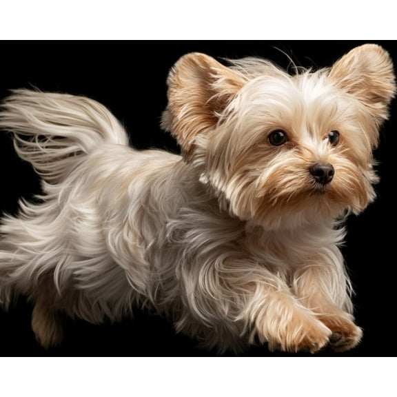 Paint by Numbers for Adults Kids Beginner Over the Leaping Yorkshire Terrier DIY Acrylic Painting by Numbers Kits with Brushes Acrylic Pigment Home Decoration Gifts 16 x 20 inch