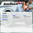 thumbnail image 3 of AutoShack Front Vented Drilled & Slotted E-Coated Brake Rotors + Calipers 4-PC Brake Kit Replacement for 1998-2005 GMC Jimmy 1998-2004 GMC Sonoma 1998-2004 Chevrolet S10 ShadowGuard 10.78" (273.9 mm), 3 of 5