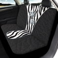 thumbnail image 4 of Pzuqiu Car Seat Covers Set Easy to Install Polyester, Compatible with Sedan Seats Car Seats, for Truck Trucks, Black and White Striped Claw Marks, 4 of 10