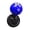 Blue, variant on Car Engine Start Stop Button Cover Push Start Trim
