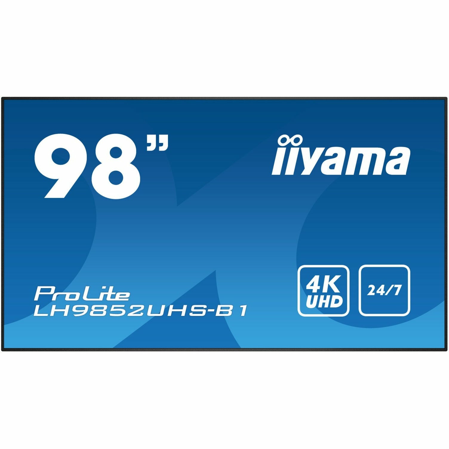 iiyama ProLite LH9852UHS-B1 98" 4K Professional Digital Signage 24/7 LFD - image 1 of 19