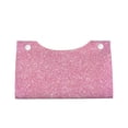 thumbnail image 2 of Kdxio Glitter Pink Print Tissue Box Cover,Modern PU Leather Rectangular Tissue Box Holder for Bathroom Living Room Bedroom Office Desk Car Home, 2 of 9