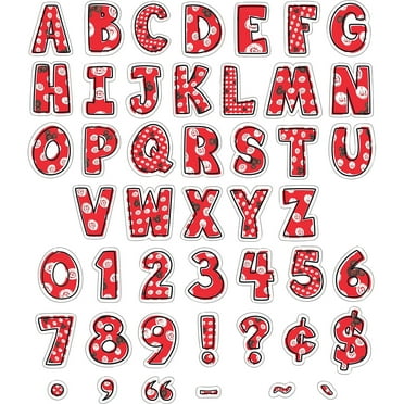 Mickey Color Pop! 4" Deco Letters, Pack of 177