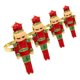 thumbnail image 5 of KAKOWELY 4 anillos para servilletas navideños de aleación con forma de cascanueces, hebillas para servilletas de tela, decoración para mesas de cenas y fiestas navideñas., 5 of 5