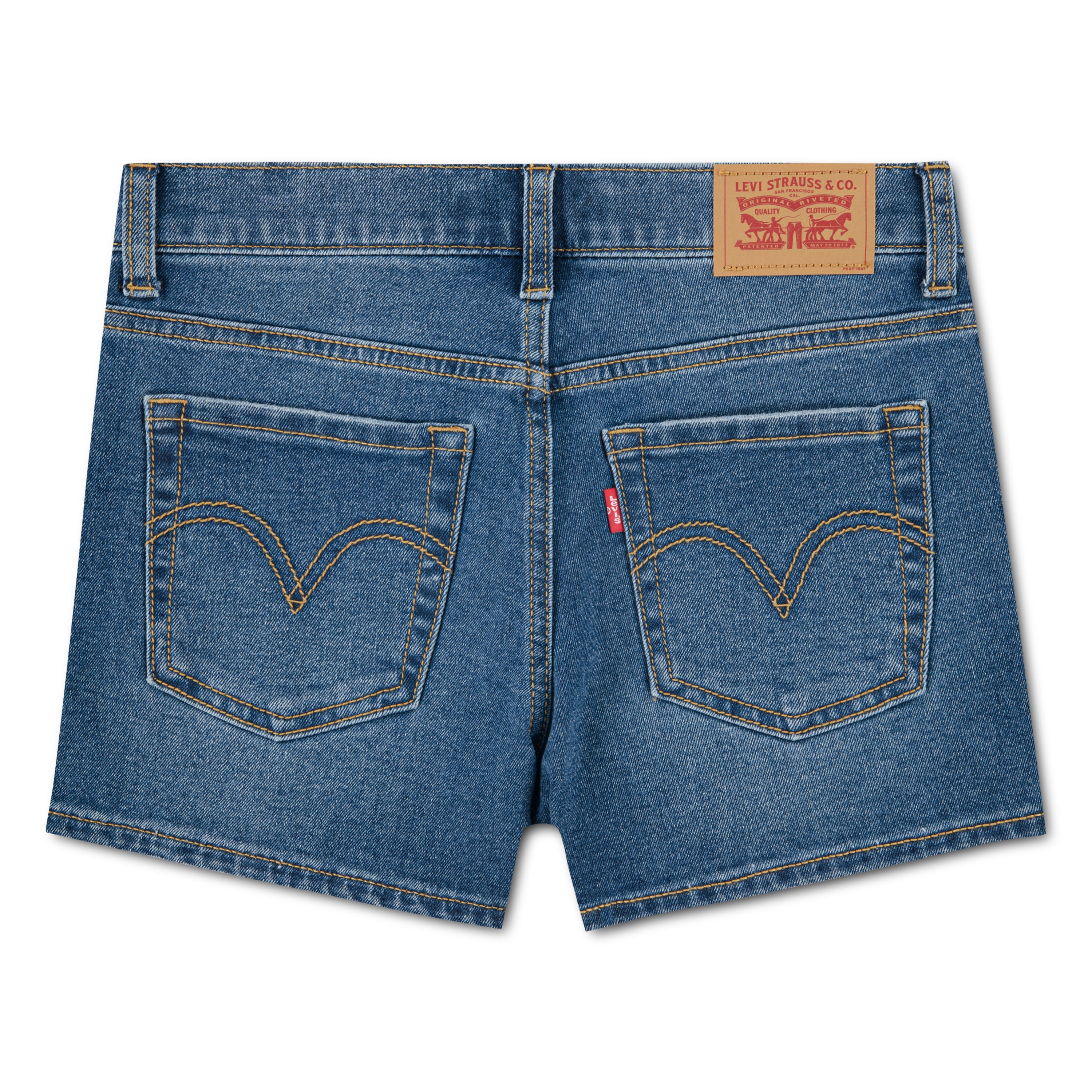 Levi Girls Girlfriend Denim Shorts, Sizes 7-16