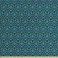 thumbnail image 1 of Vintage Sofa Upholstery Fabric by the Yard, Ethnic Style Pattern with Abstract Polygonal Geometric Style Shapes, Decorative Fabric for DIY and Home Accents, Cadet Blue and Sea Green by Ambesonne, 1 of 4