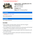 thumbnail image 2 of Ignition Switch - Compatible with 1975 - 1986 Chevy K20 1976 1977 1978 1979 1980 1981 1982 1983 1984 1985, 2 of 2