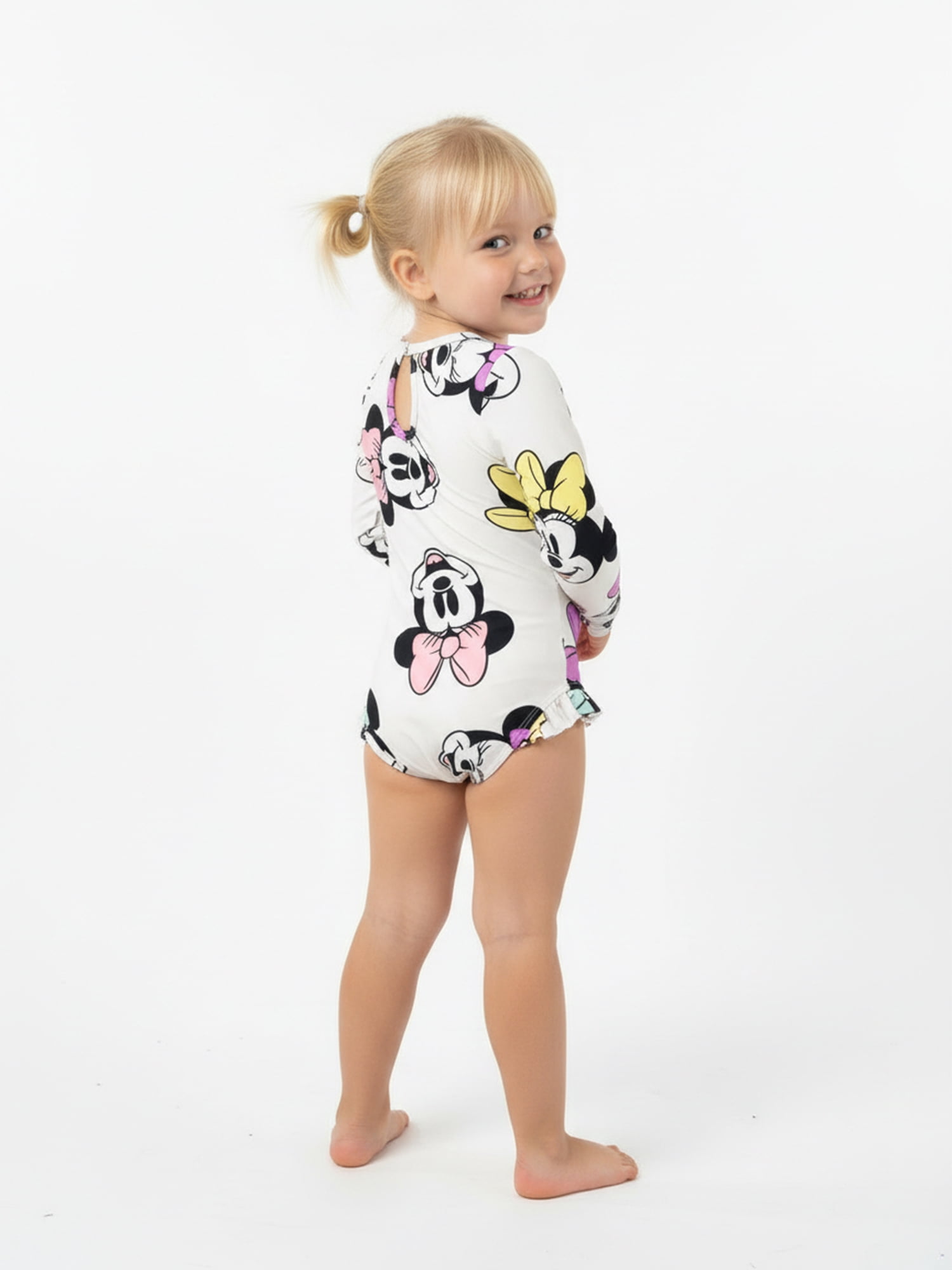 Minnie Mouse Toddler Girls Swimsuit and Coverup Set, 2-Piece, Sizes 12M-5T