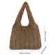 thumbnail image 5 of Bolso Hobo Mano Hombro Mujer Felpa Con Bolsillo Interior, 5 of 9