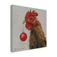 thumbnail image 2 of Trademark Fine Art 'Rooster With Red Xmas Ball' Canvas Art by Mary Miller Veazie, 2 of 3