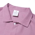 thumbnail image 6 of qelini Short Sleeve Shirts for Men Big and Tall Short Sleeve Linen Button Down Top for Summer Daily Wear Collar Tee, 6 of 7