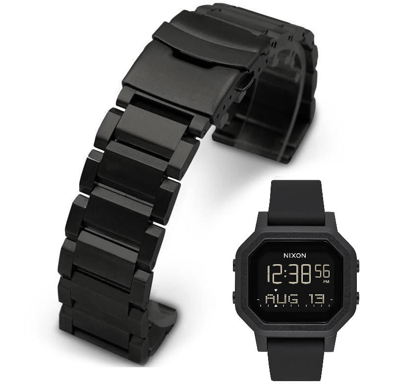 Nixon siren all black best sale
