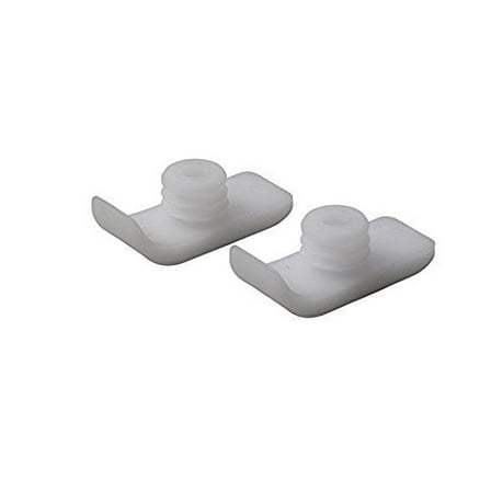 HEALTHLINE Walker Ski Glides, Universal Replacement Glide Caps, Skis for Medical Walkers for Indoor and Outdoor, Durable Gliders for Safety and Stability, One Pair, White