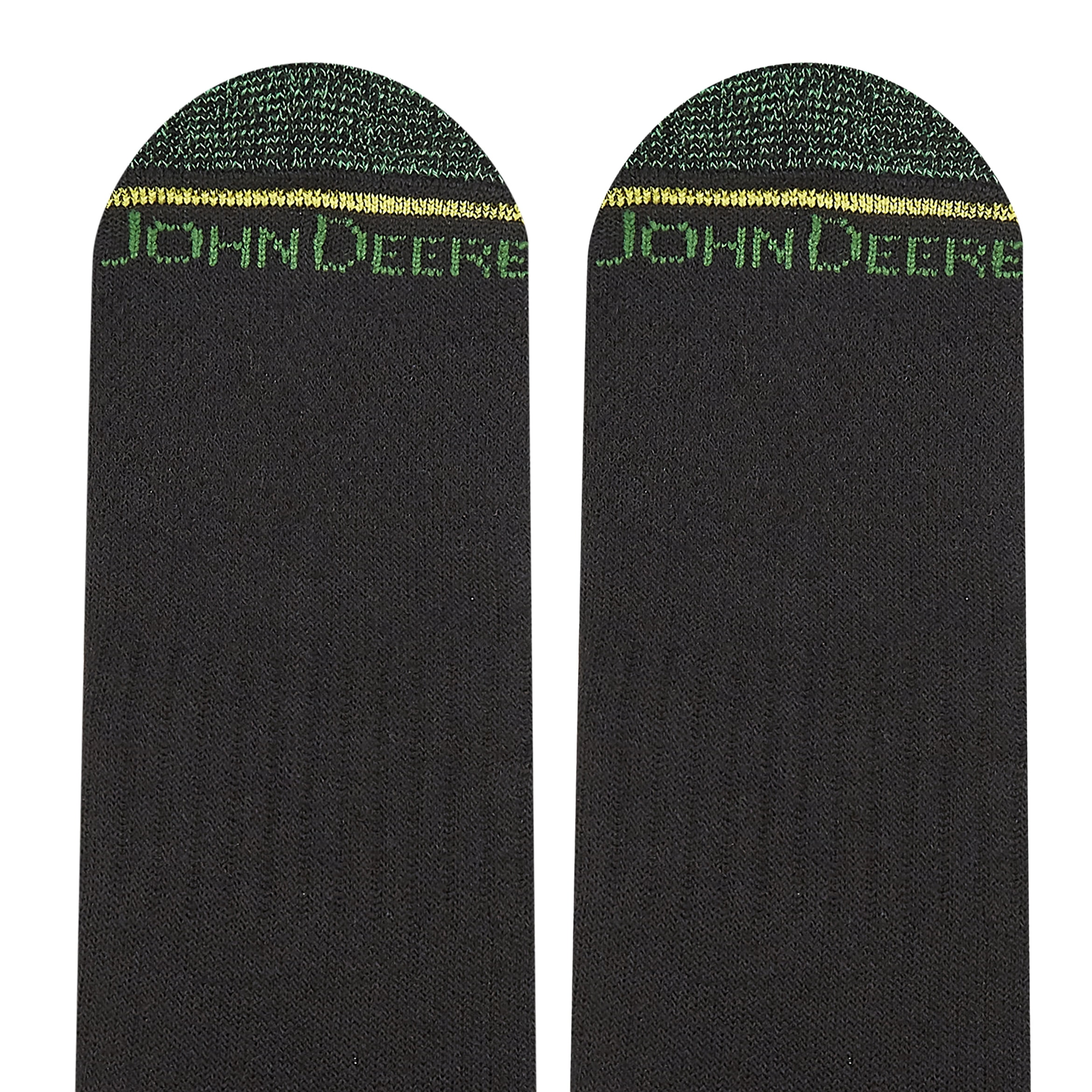 John Deere Men's Socks, Workwear Max Cushion Crew Socks, 6-Pack