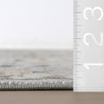thumbnail image 2 of nuLOOM Seraphyne Bordered Medallion Washable Rug, 2' x 3', Seraphyne Blue, 2 of 7