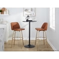 thumbnail image 2 of Toriano 30" Fixed-Height Bar Stool, Bar Chairs, Swivel Bar Stools, Bar Stools Set of 2, 2 of 6