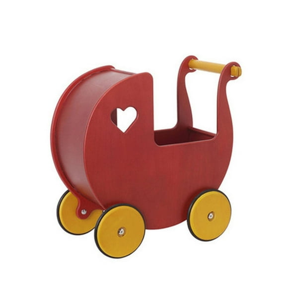 BELOVING Baby Holiday Gift Ages 1-3 Years Old Push Toys Shopping Cart red