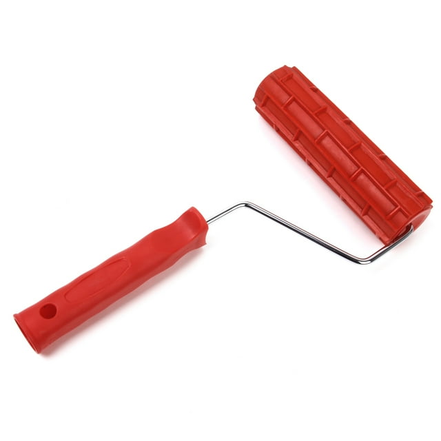 7'' Empaistic Flower Pattern Painting Roller Machine w/ Handle